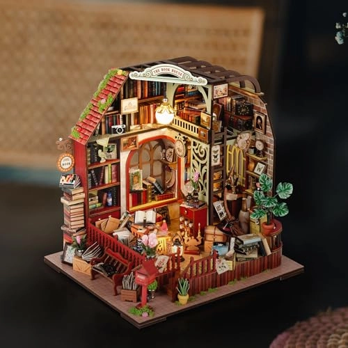 Miniature Wooden Dollhouse Furniture Kit - Creative Room 1:24