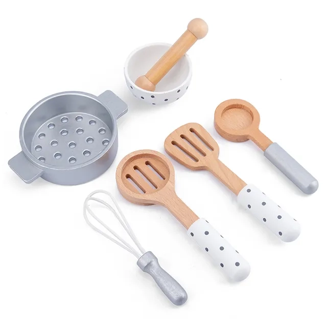 Wooden Kitchen Set - 7pcs (FP-2101-14)