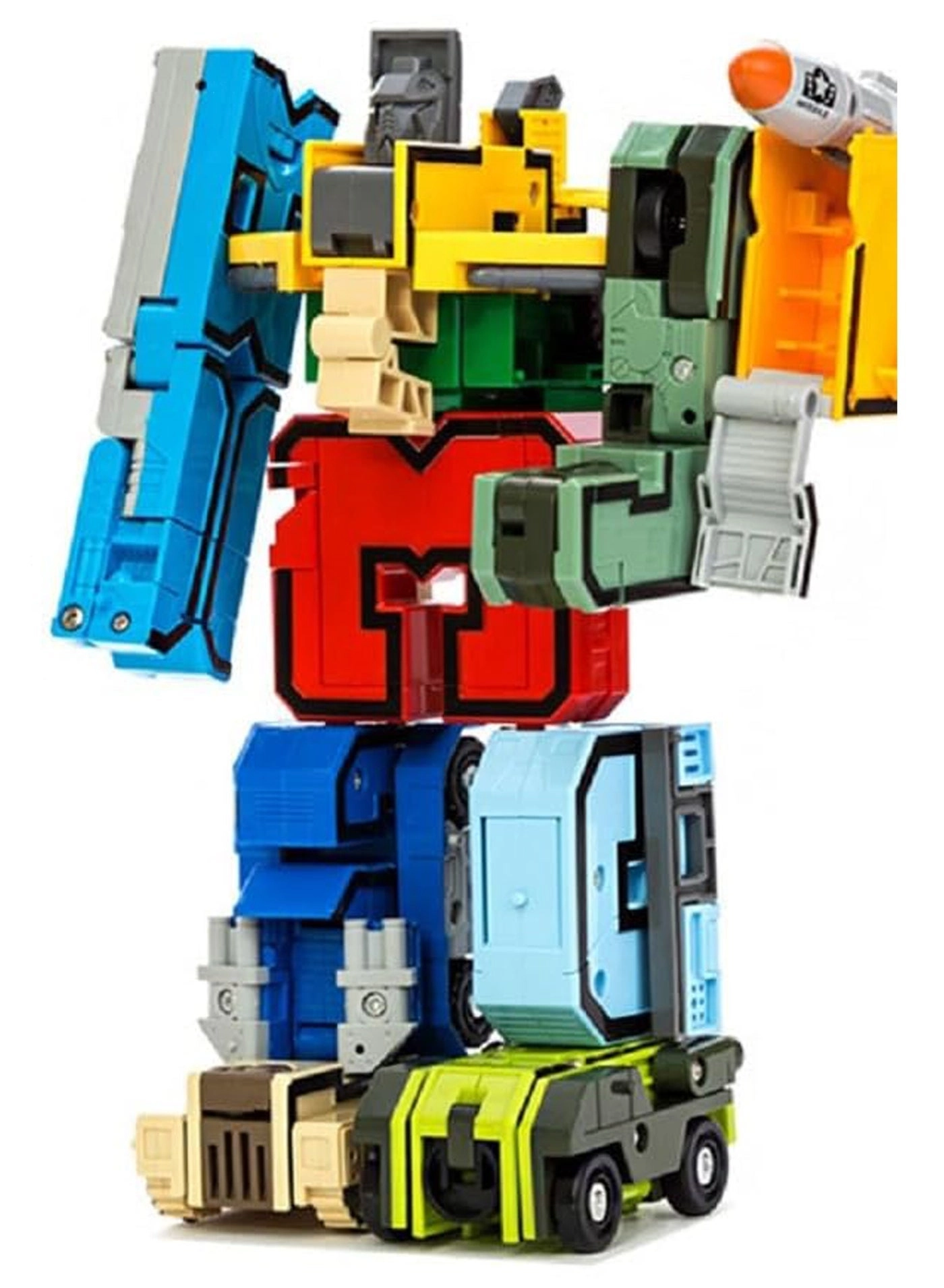 Number Bots - 10 Piece Multicolor