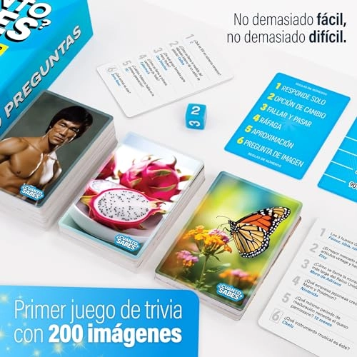 How Much Do You Know?: 1200 Questions - Trivia Card Game (Spanish)