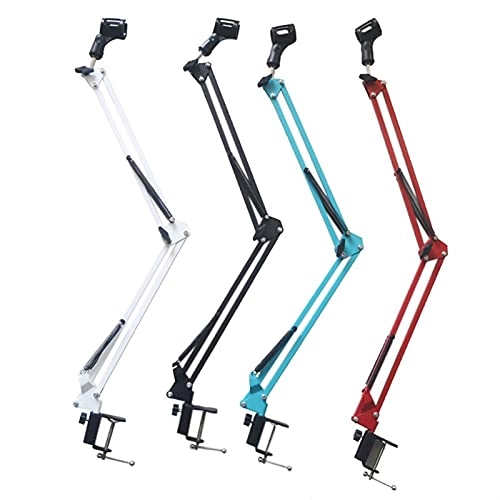 Mic Stand - Extendable Scissor Arm Table Mounting Clamp