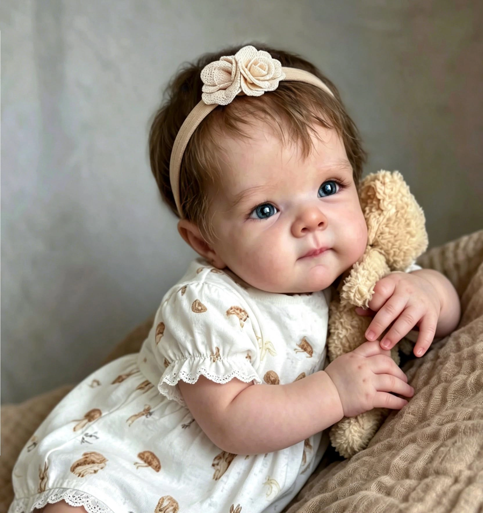 Nanjing Tianzeng Gifts Co.,Ltd Reborn Baby Doll - 18 inches Full Body Silicone Ages 3+