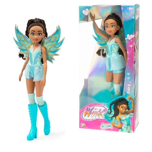 Aisha Fairy Doll - Glitter Wings Poseable Joints Ages 4+