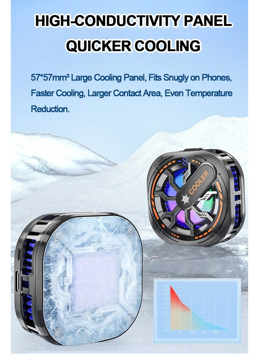 Mobile Phone Cooler - 5-Second Instant Cooling Magnetic Clip-On