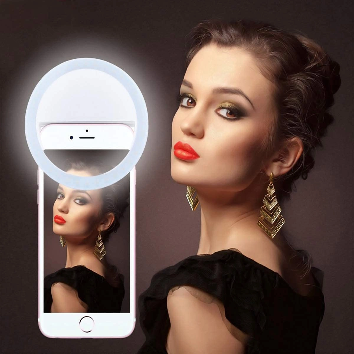 R-S-GIL-4671 Selfie Ring Light - 3 Levels Multi Colour