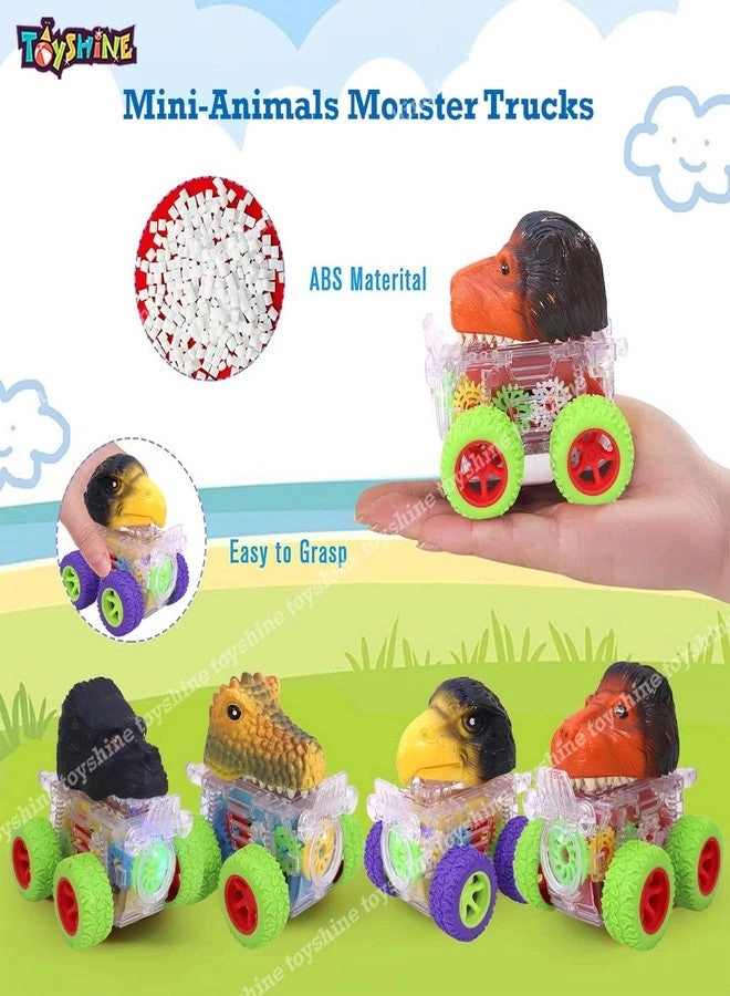 Funny Animal Automobile Car Toy - 4pcs