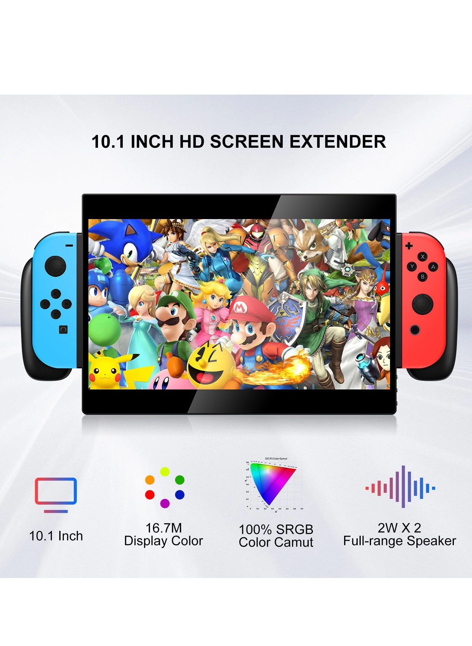 Portable Monitor - 1080P 10.1 inch