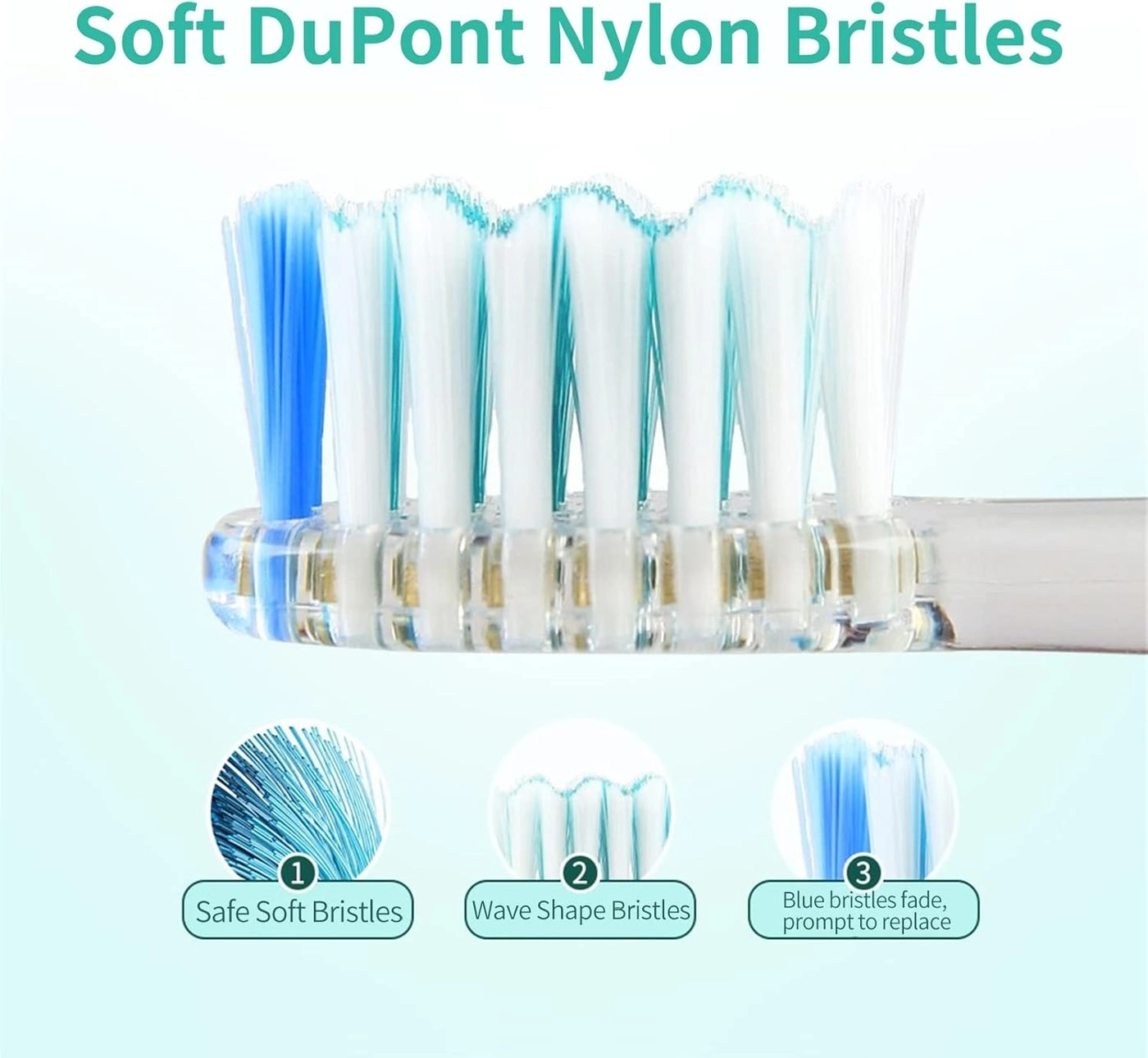 Toddler Electric Toothbrushes - 4 Brush Heads Smart Timer Suction Base