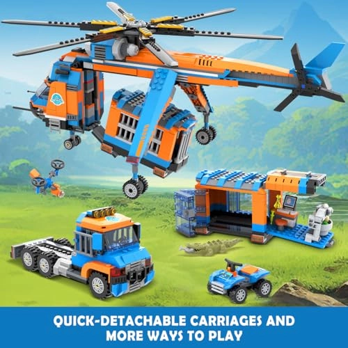 City Jungle Adventurer Helicopter - 1356 pcs