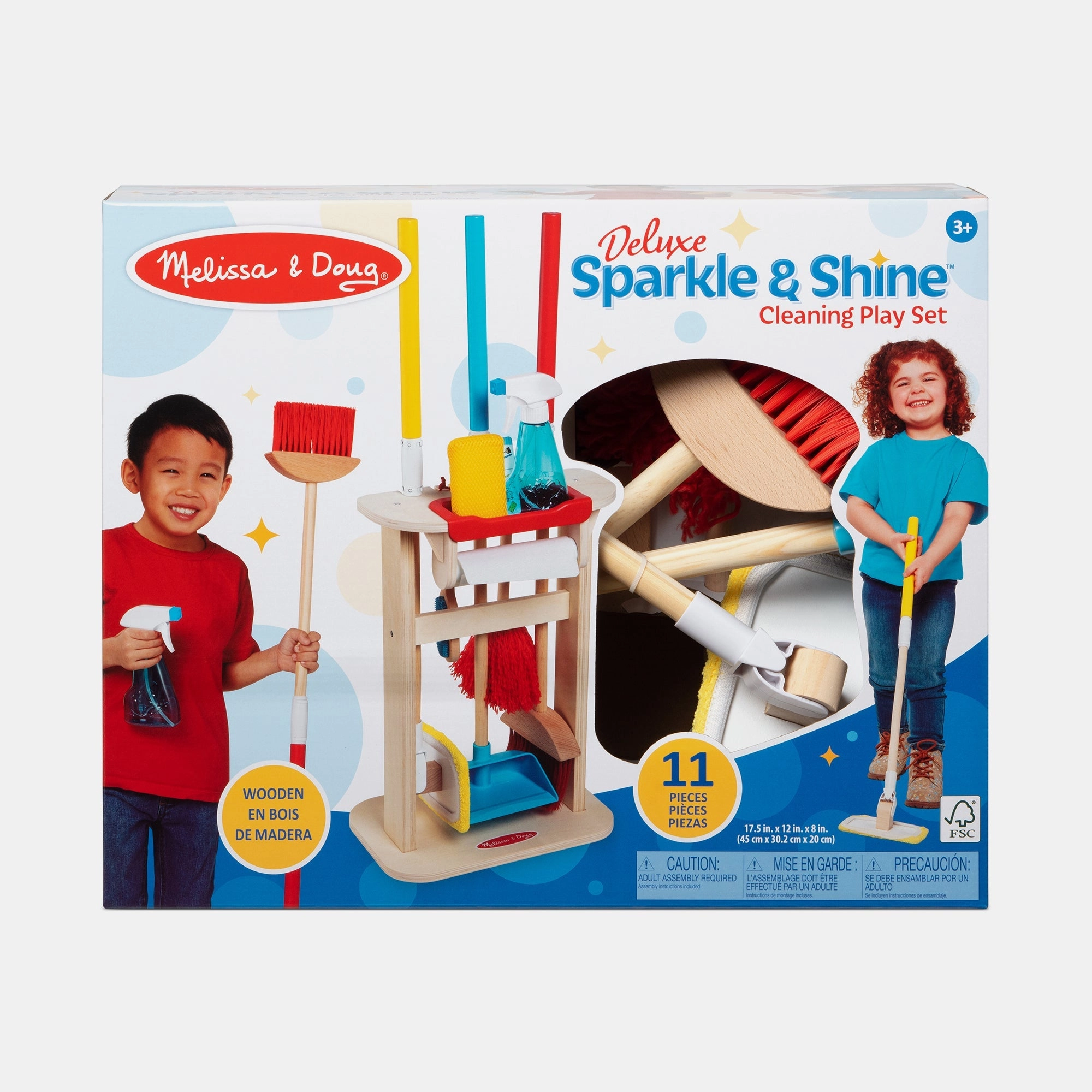 Melissa & Doug Deluxe Sparkle & Shine Cleaning Set - 3 years+