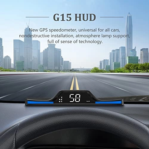 G15 - Heads Up Display Digital GPS Speedometer