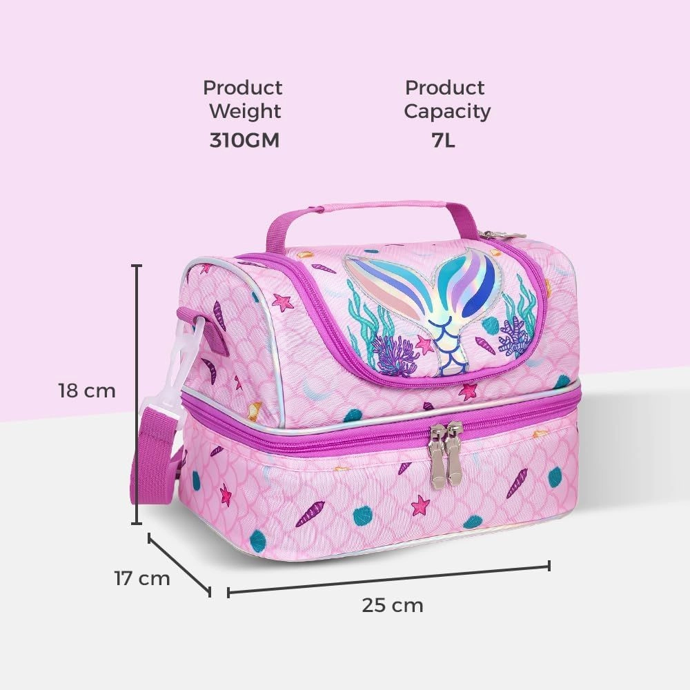 Bento Lunch Bag - Unicorn Pink 7L
