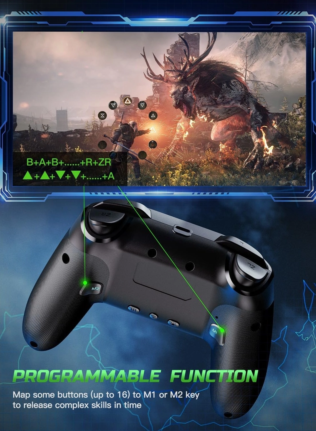 Wireless Pro Controller - Switch Lite OLED PC Windows