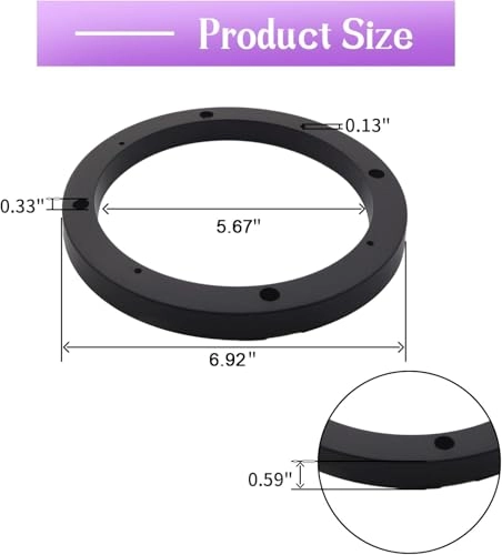 Speaker Spacer Ring - 6.5''