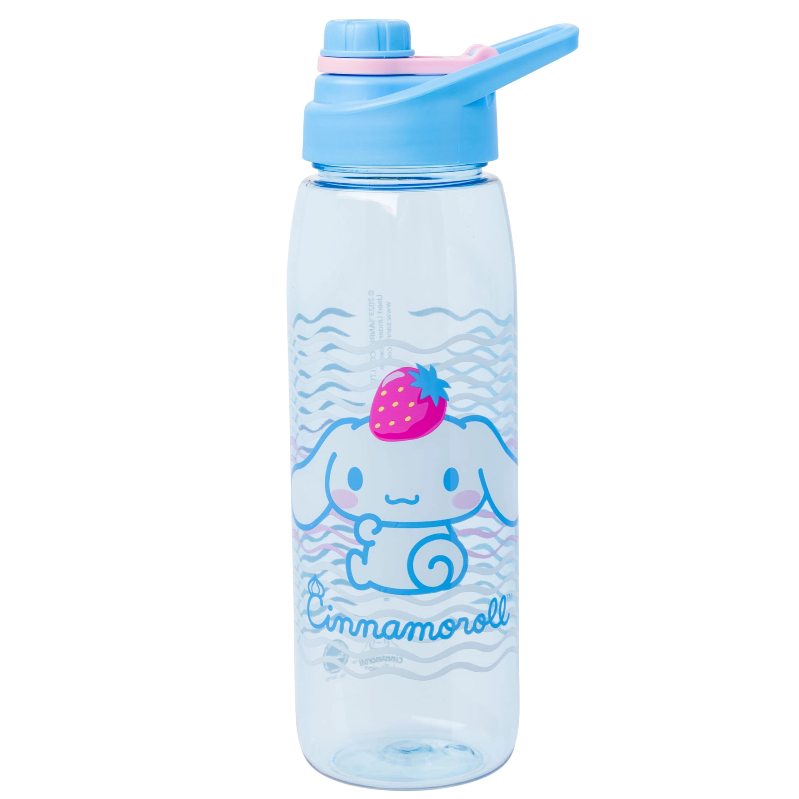 Silver Buffalo Sanrio Cinnamoroll Water Bottle - Screw-On Lid 800 ml
