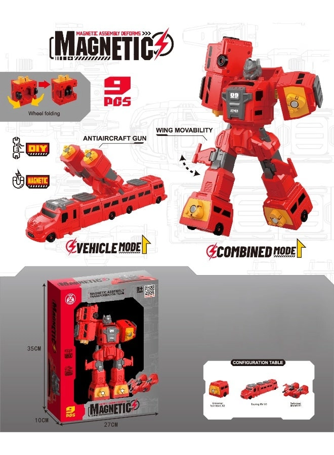 Transformer - (9 pcs.) Red