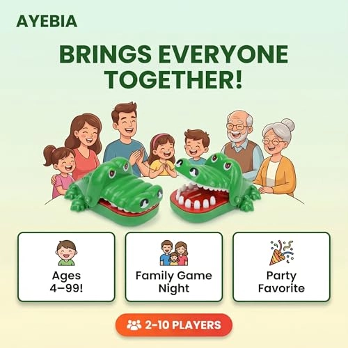 Crocodile Dentist - Bite Finger Game Green