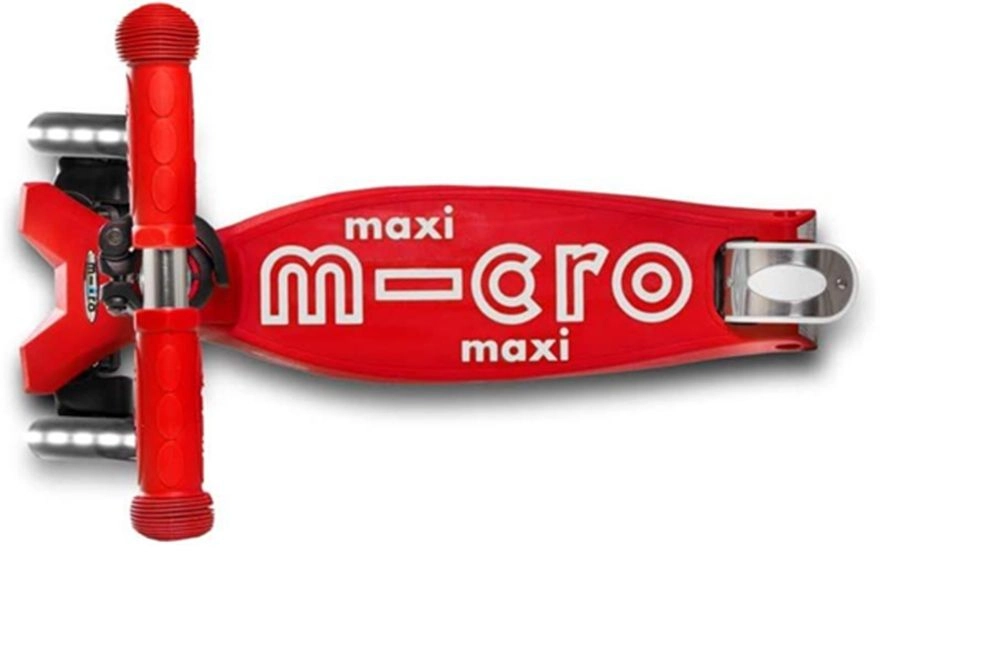 Maxi Deluxe 3-Wheel Kick Scooter – 120/80 mm LED