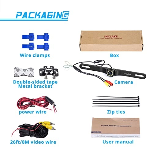 Car Backup Camera - 12 LED Night Vision