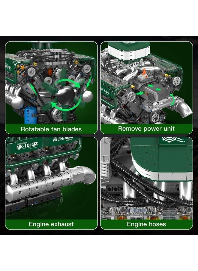 V8 Engine (MK10182) - 2250PCS Battery Motor