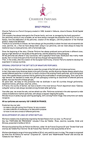 Croyance Or - 12 ml + Madame Charrier - 9,3 ml + Air de France - 8,5 ml + Ambre - 10,5 ml + Madisha - 9,4 ml