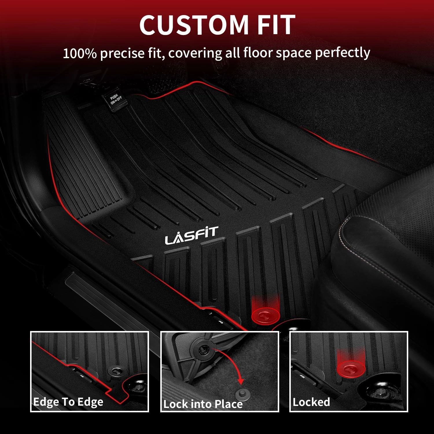 Floor Mats - Toyota Camry 2015-2017 1st & 2nd Row