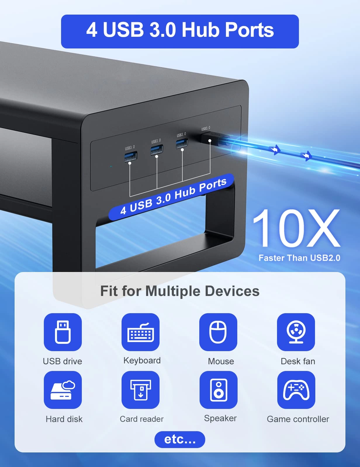 Dual Monitor Stand - 27 inch