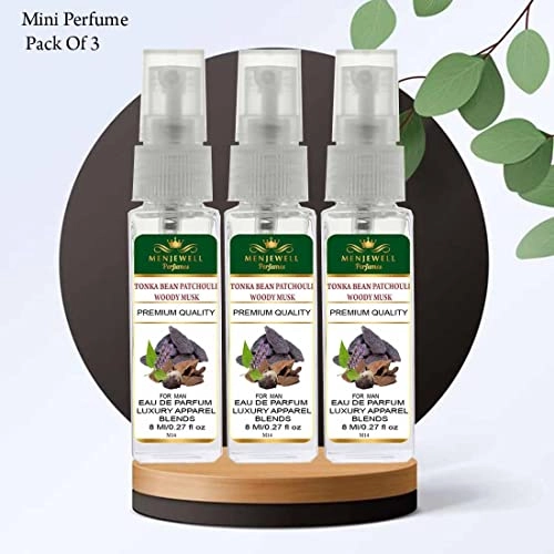 Tonka Bean Patchouli Woody Musk Eau de Parfum 24ml Pack