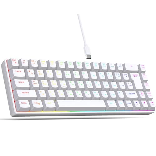68 Key RGB Mechanical Gaming Keyboard - Wired/Wireless