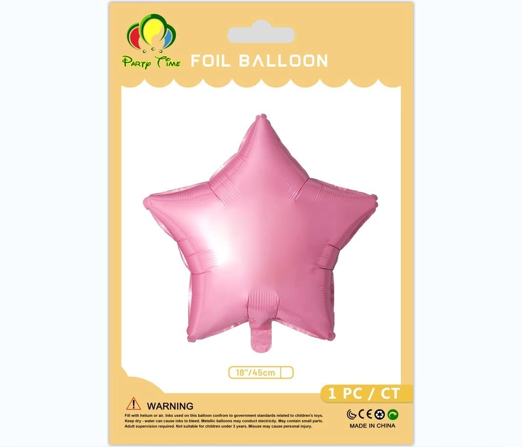 Matte Star Foil Balloon - 1pc/pack Mother's Day Wedding Decoration Engagement Birthday
