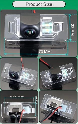 Rear View Camera - Night vision Wire AHD 720P