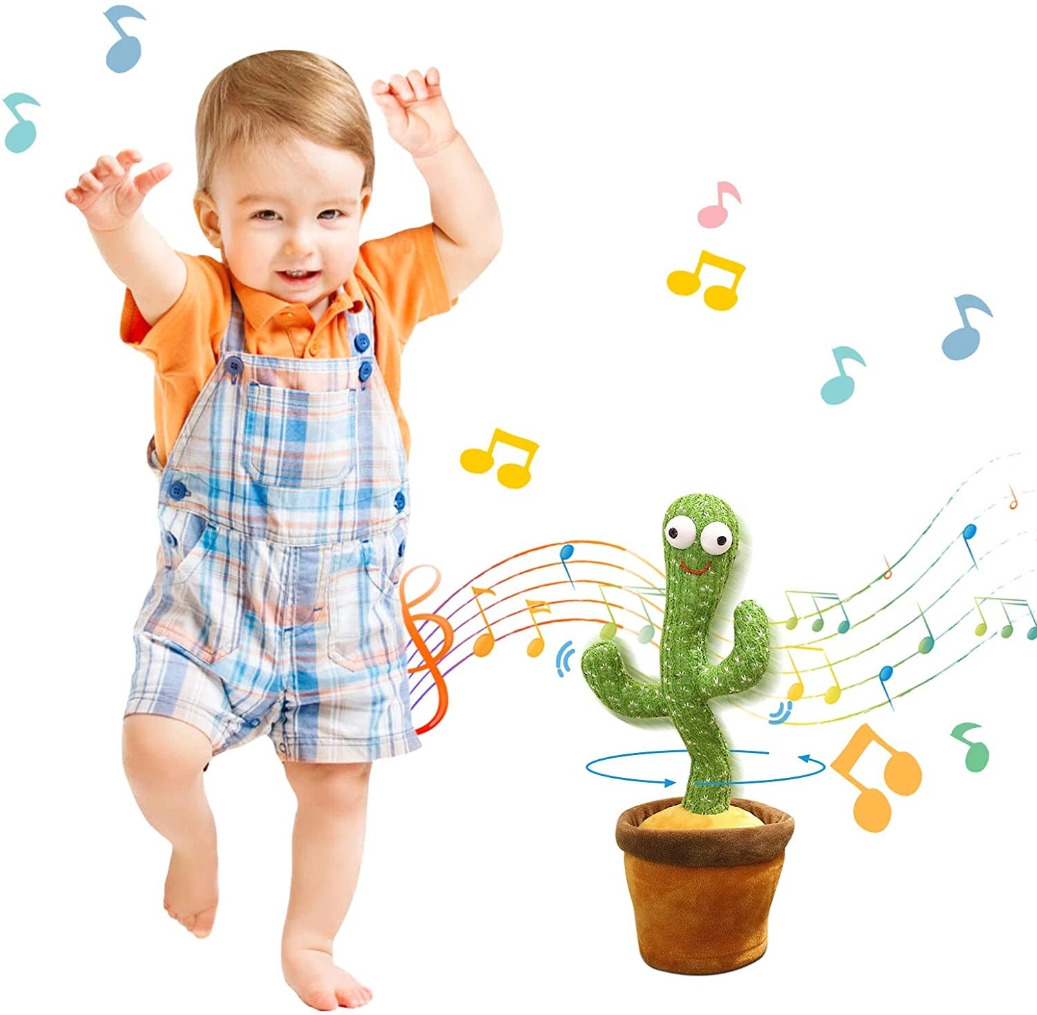Cactus Dancing Singing Talking 32 cm Plush