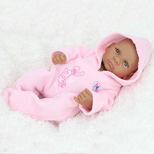 Reborn Baby Doll - 10 inch 25 cm Silicone black skin Ages 3 months+