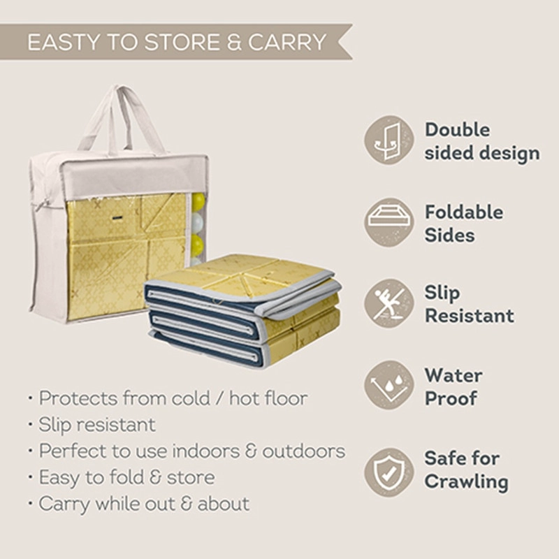 Fold'n Fun Playmat - Suitable for 0 month & above