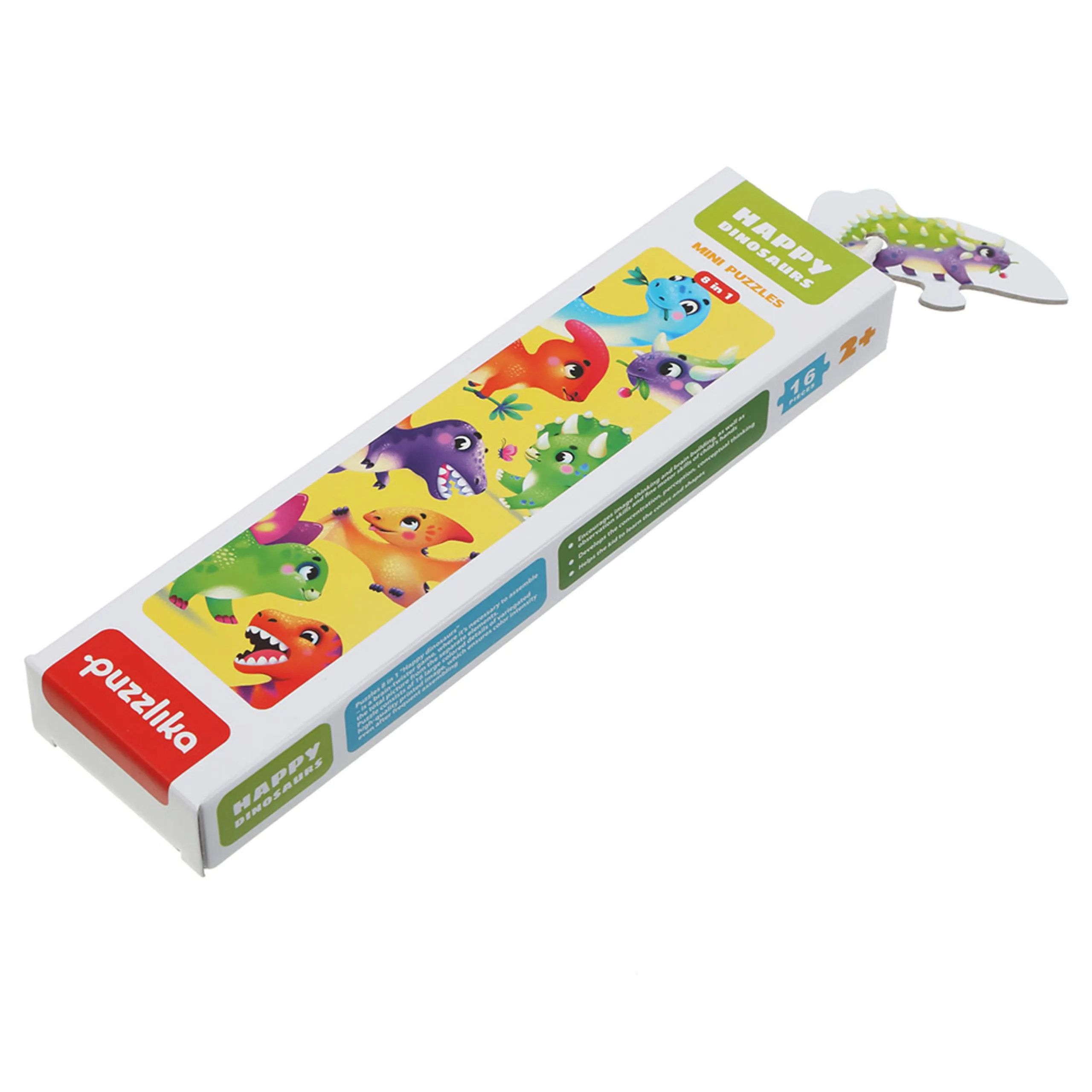 Happy Dinosaurs 8-in-1 Puzzle (MIK-15252)
