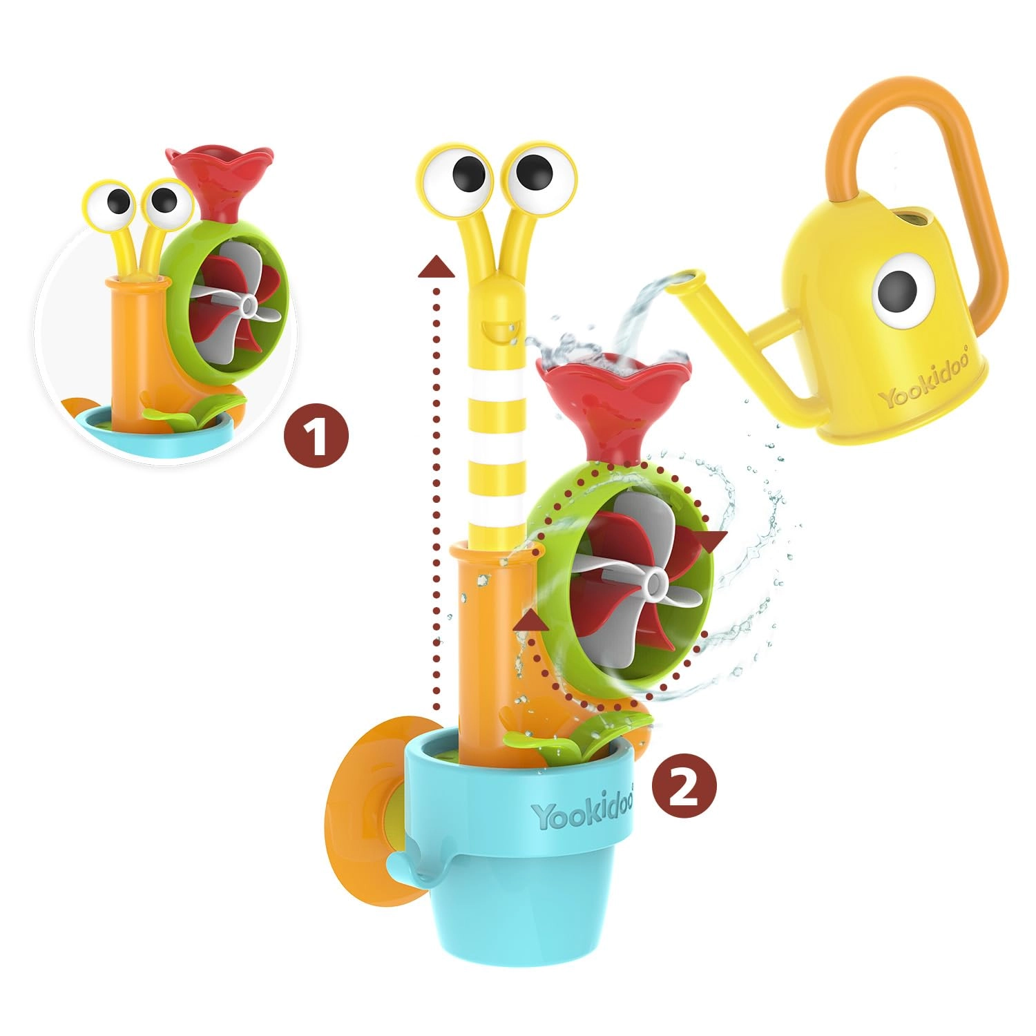 Pop Up Water Snail - Small Multicolor