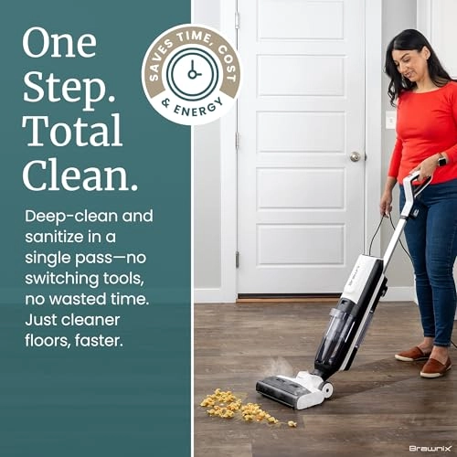 Steam Wet Dry Vacuum - 3-in-1 Digital Display 1500W