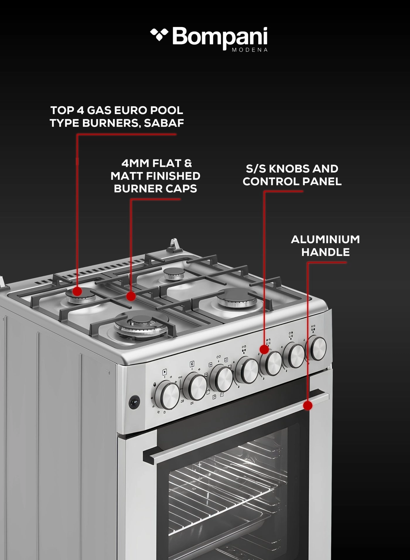 BO614BIXT GAS Cooker