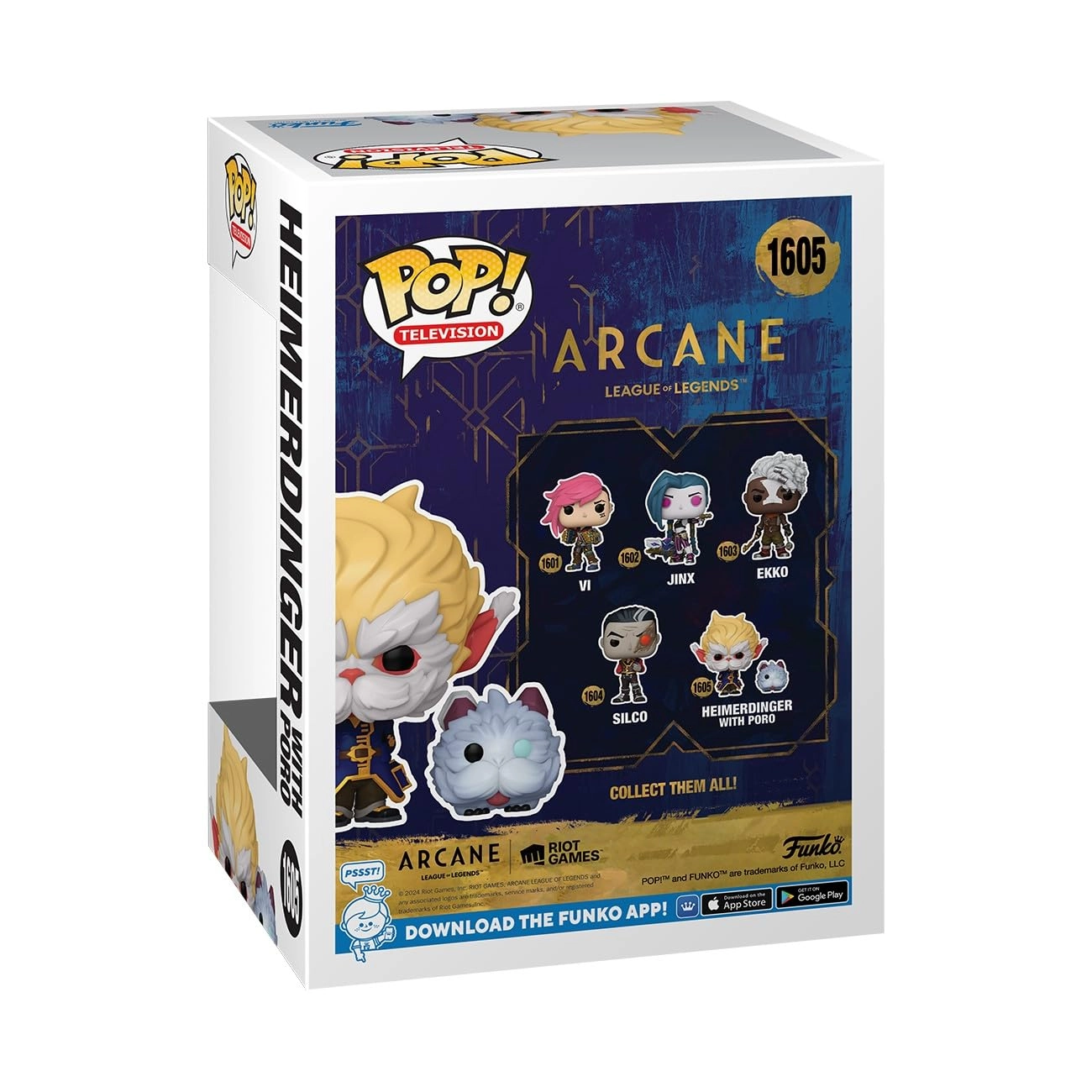 Heimerdinger - Arcane Lol S1 - with Poro Vinyl Figures