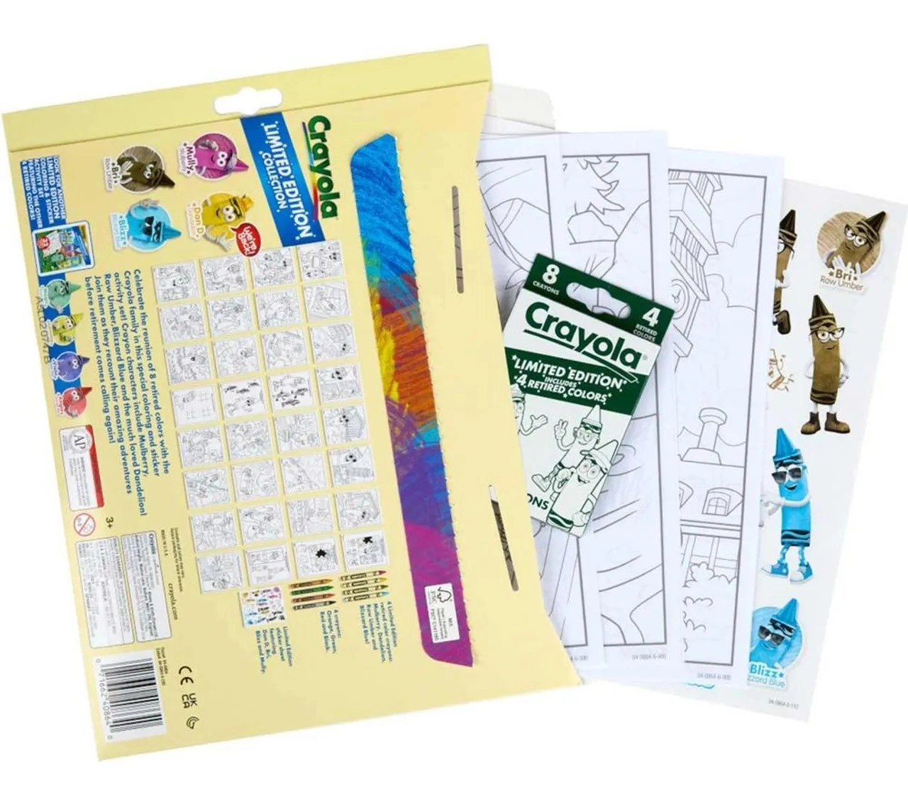 Retired Colors Wild Journeys Coloring & Activity Set - 8 piece(s)