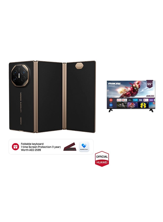 Huawei Mate XT - 16GB 512GB + 55inch 4K UHD Smart LED TV