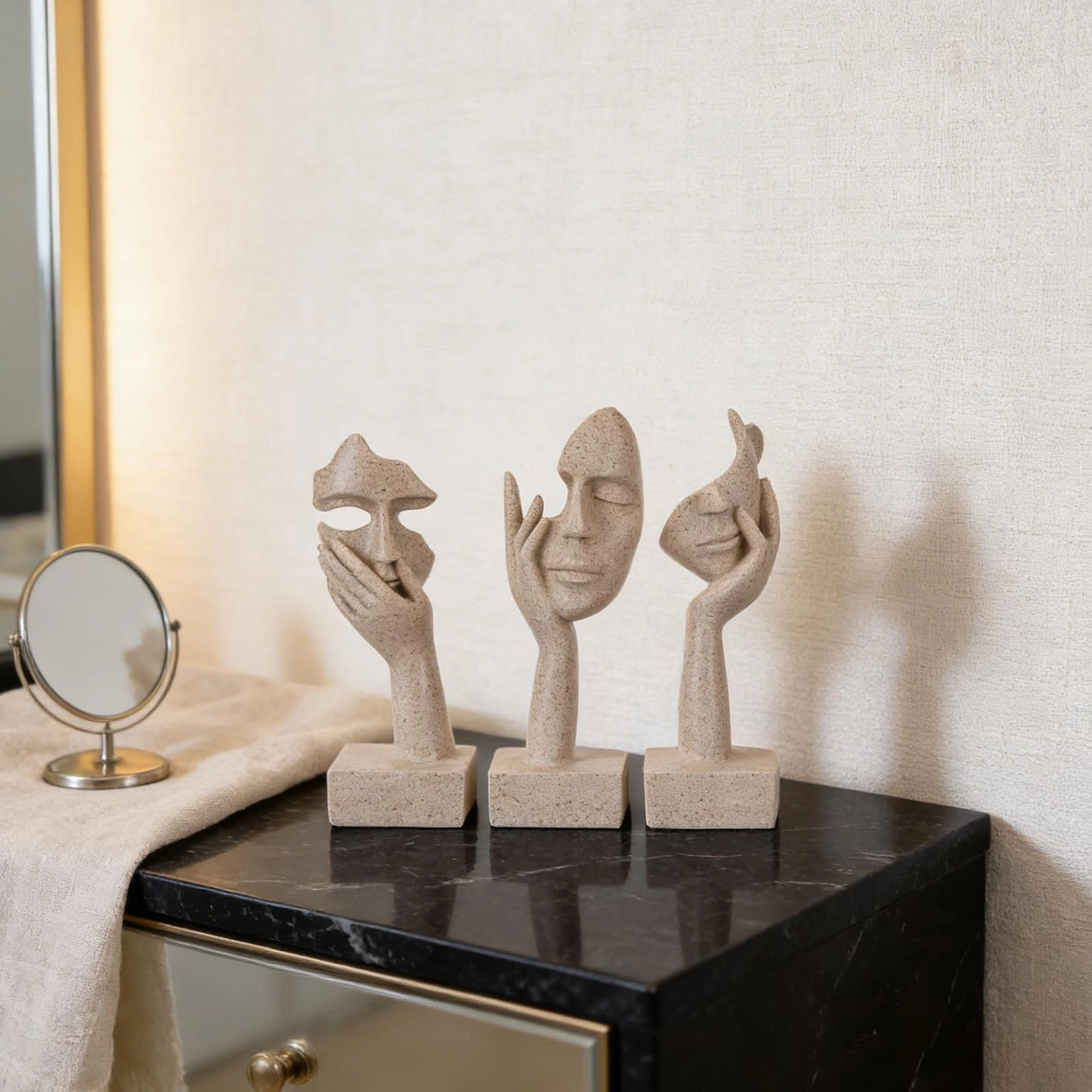Thinker Statue - Plastic, Resin