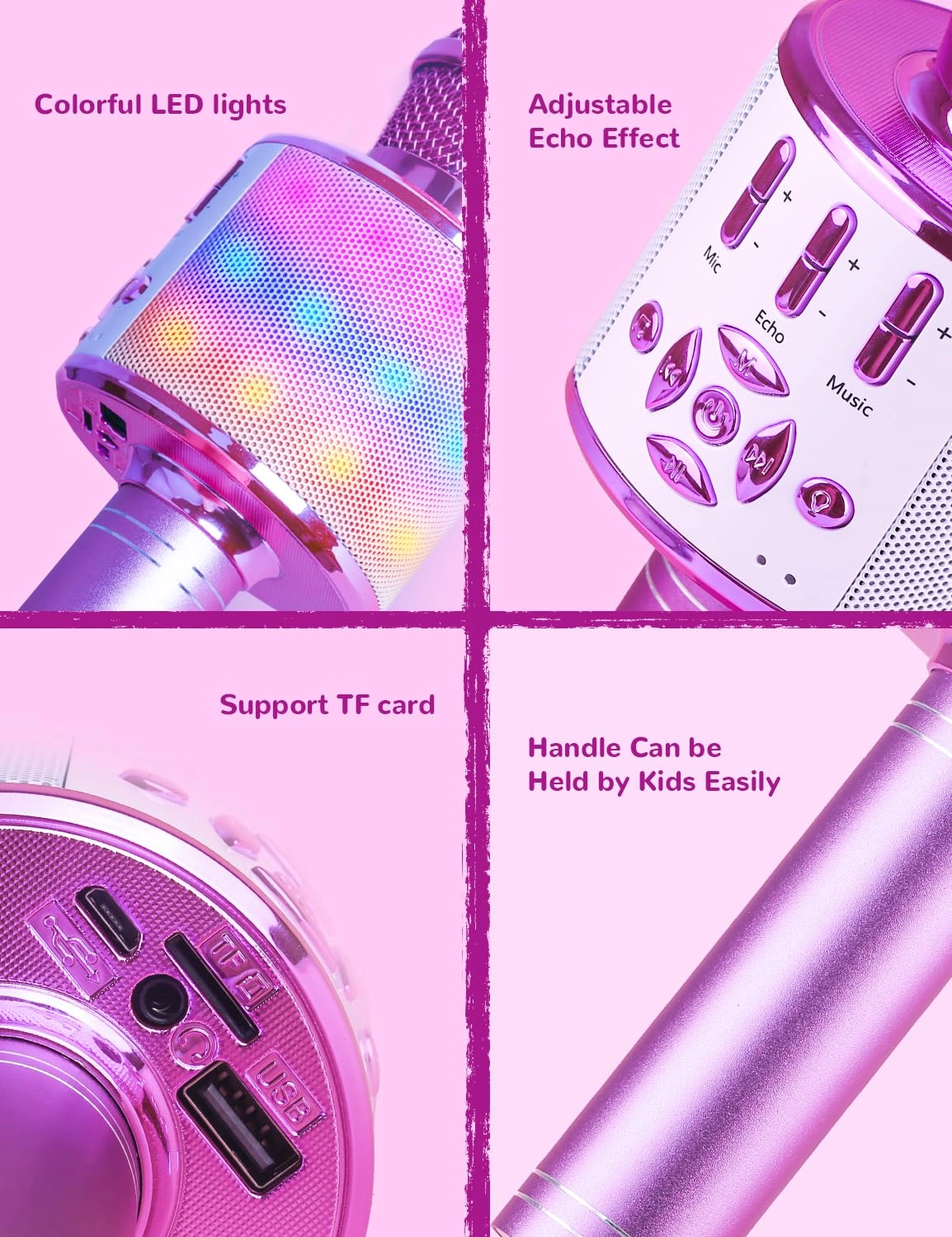 868-DZ - Light Purple Bluetooth 5.0