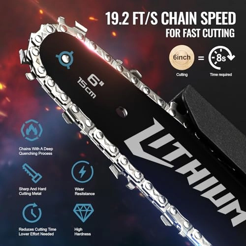 Mini Chainsaw Cordless - 800 watts