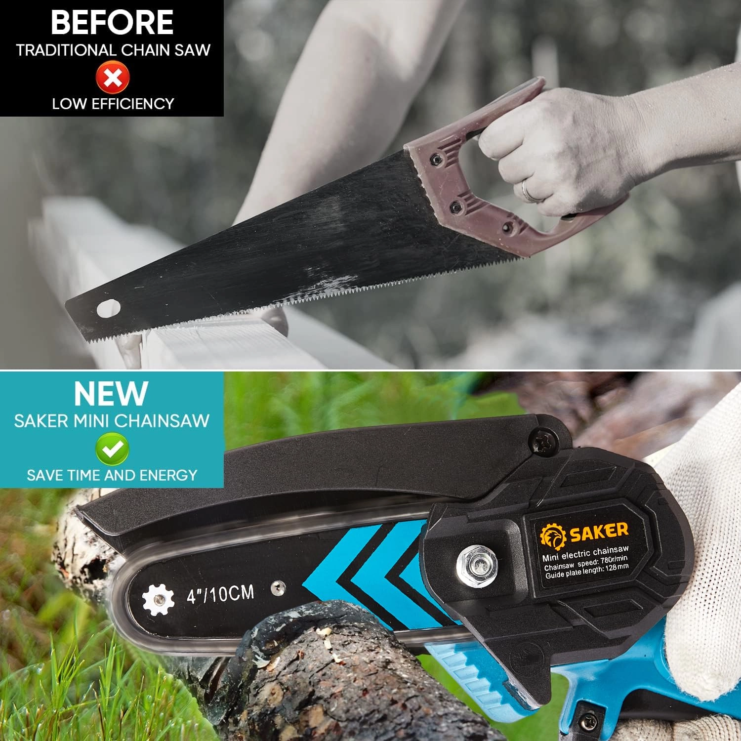 Mini Chainsaw - 550 Watts