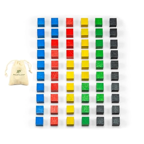 wooden cubes - 3 years and up 60 piece(s)