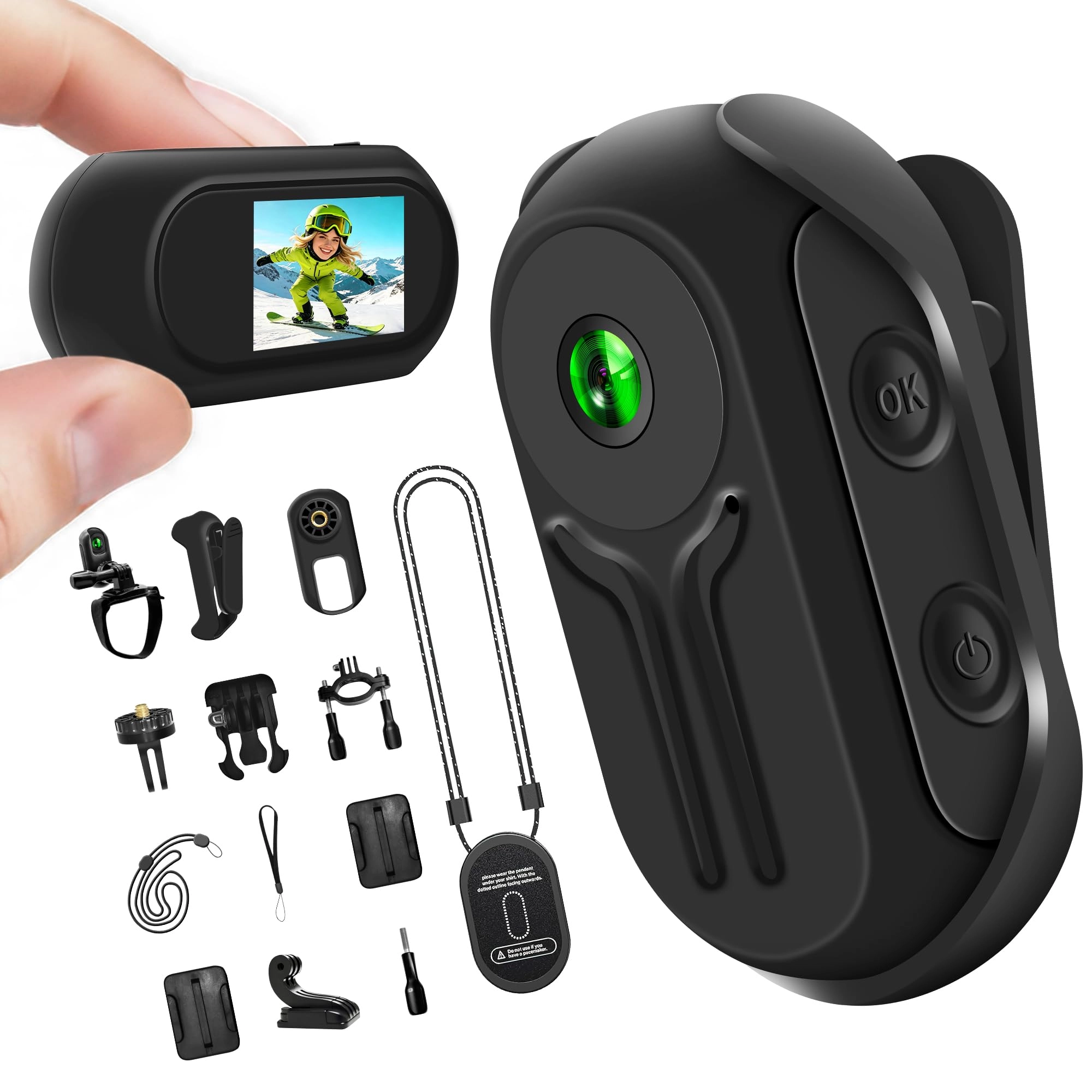 PengYueHongDianZi Mini Body Camera - 1080P