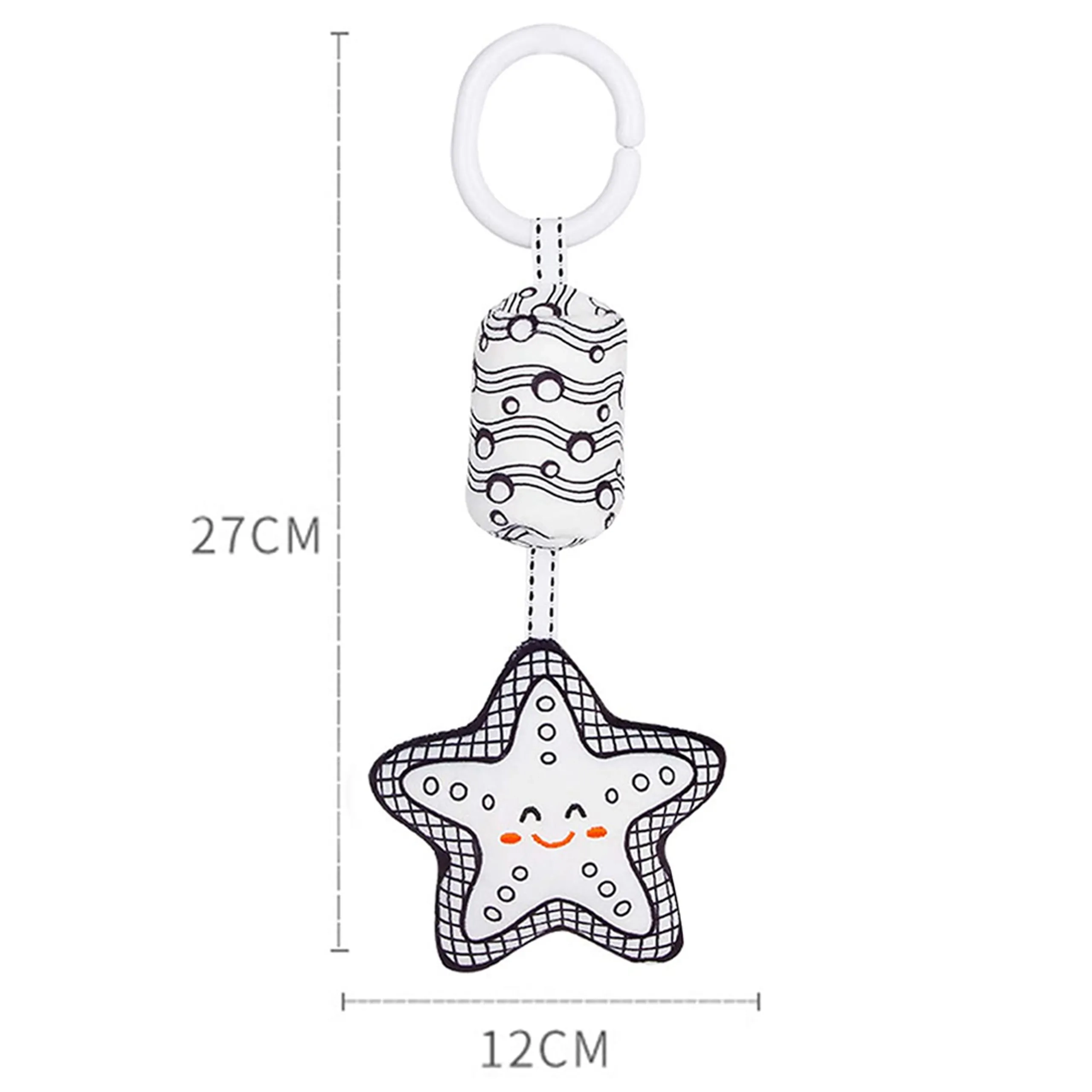 Baby Stroller Plush Hanging Mobile Rattle Toy - Suitable for 3 months and above