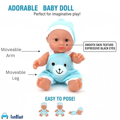 Baby Doll - 19 CM Rotatable Joints Ages 2+