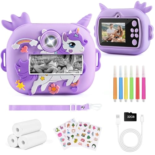 Children's Camera - Instant Camera 2.4 Inch 32GB